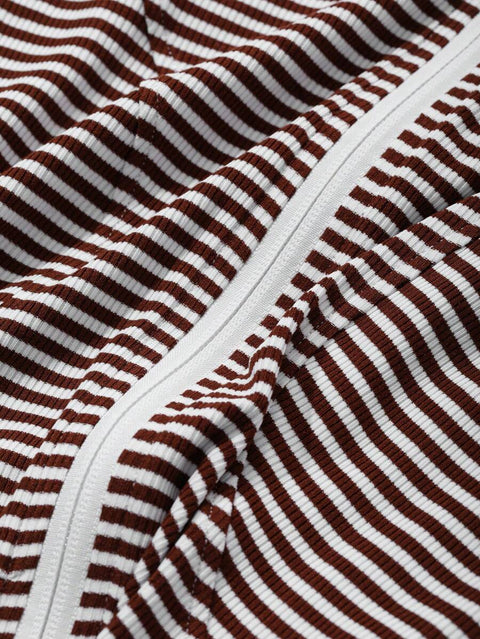 Women's Zipper Closure Slim Fit Jacket