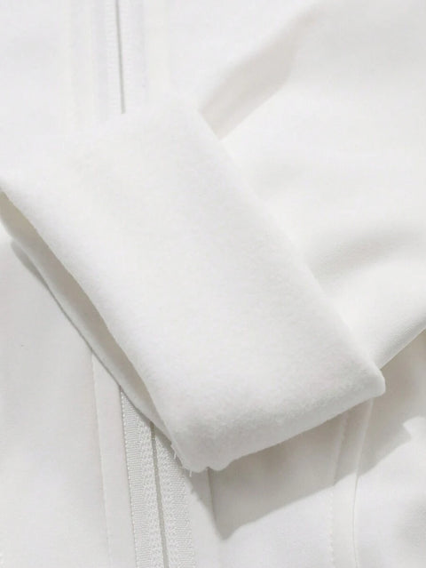 Women's Zipper Closure Slim Fit Jacket