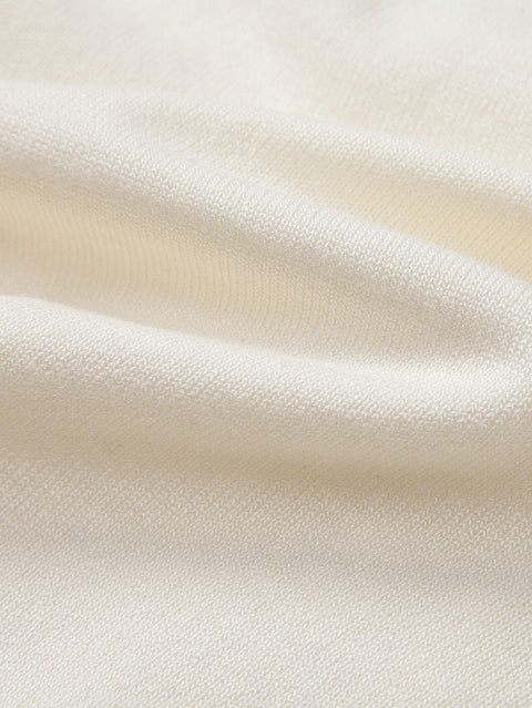 Twist Jacquard Knitted Zipper Polo Shirt & Slim Fit Tapered Trousers