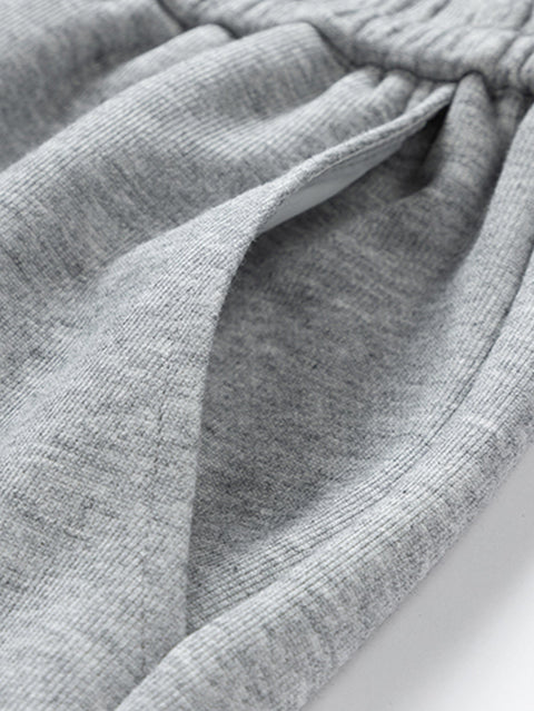 Relax Fit Long Sleeve 2 In 1 Waffle T-Shirt & Relax Fit Straight Leg Jersey Cargo Pants