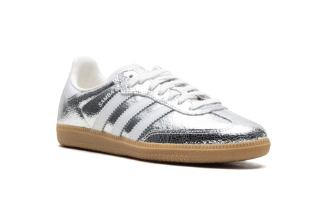 Samba OG "Silver Metallic Cracked Leather"