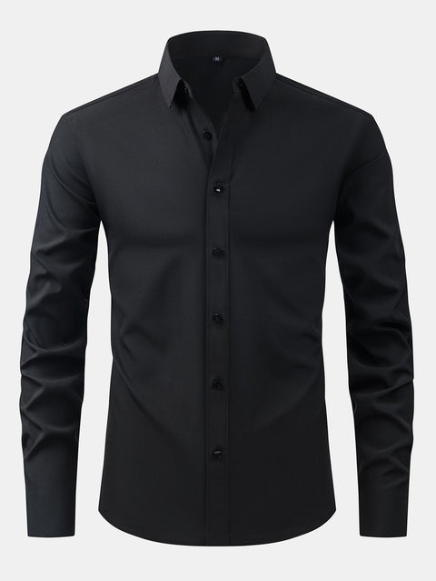 3 Pieces Long Sleeve Button Up Dress Shirt