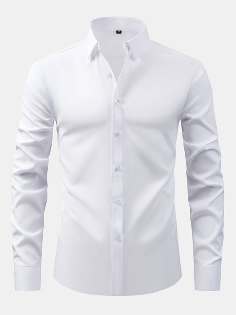 3 Pieces Long Sleeve Button Up Dress Shirt