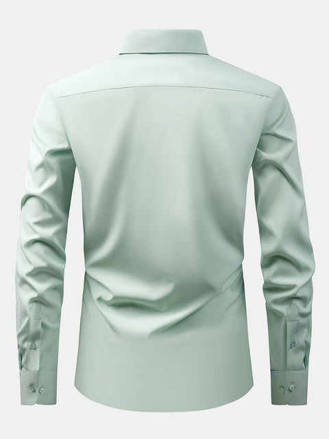 3 Pieces Long Sleeve Button Up Dress Shirt