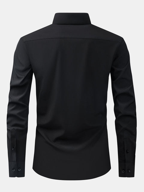 3 Pieces Long Sleeve Button Up Dress Shirt