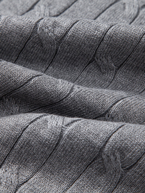 Twist Knitted Henley Shirt