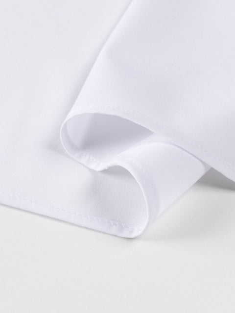 3 Pieces Long Sleeve Button Up Dress Shirt